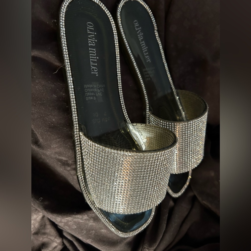 Olivia Miller bling slides